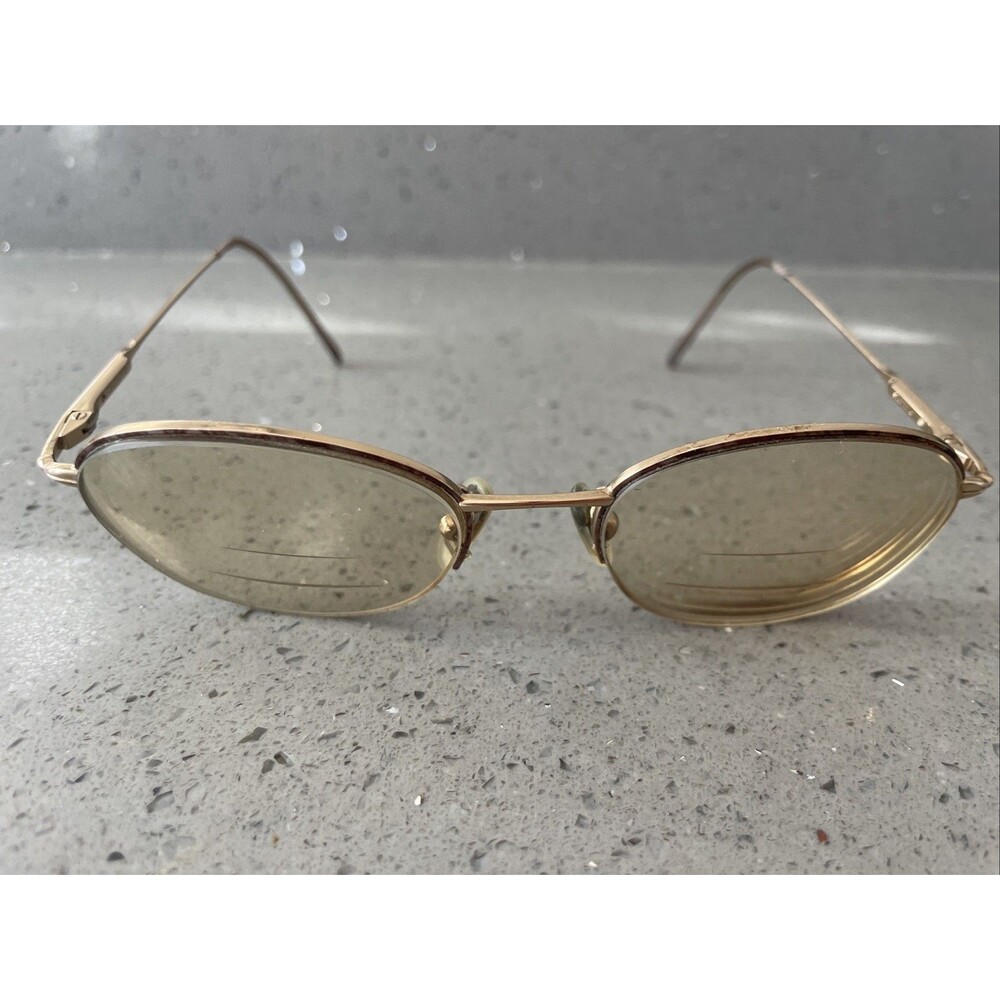 SAFILO ELASTA EYEGLASSES GLASSES Frames ONLY 52-18 0/5 Half Rim Tortoise